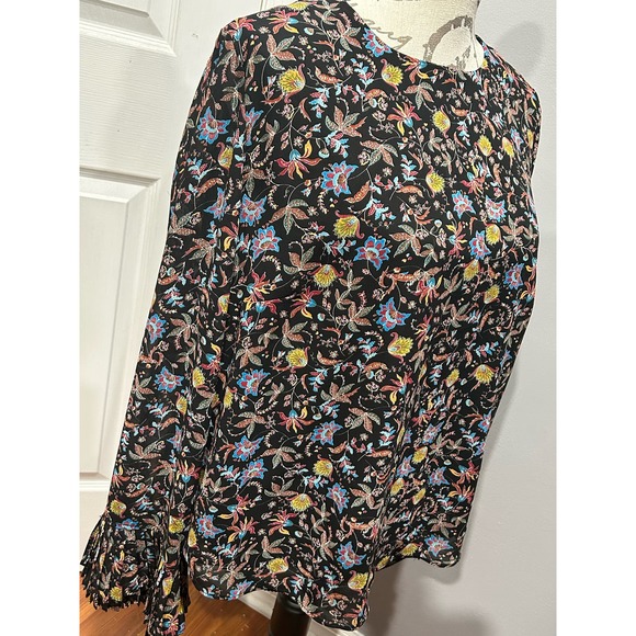 Rose + Olive Blouse Size Large, NWT Flare Sleeves - Picture 12 of 13